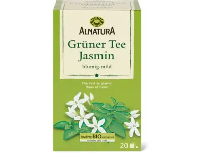 Thé vert au jasmin · Bio, végétalien 30g