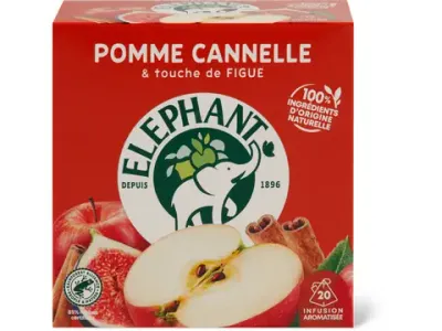Elephant · Infusion aux fruits · Pomme cannelle 36g