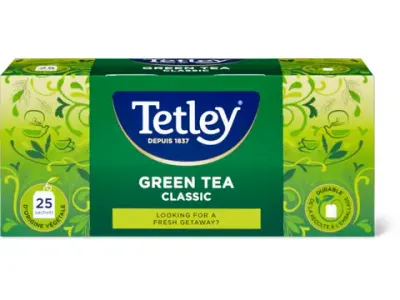 Tetley · Thé vert · Classic 37.5g