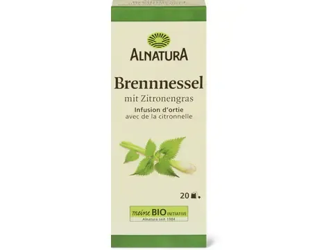 Alnatura · Infusion d’ortie · Bio, à la citronnelle 30g