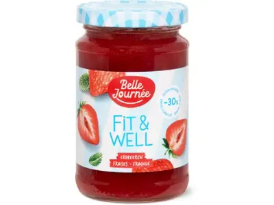 Belle Journée Fit &amp; Well · Confiture · Fraises 325g