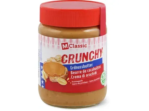 M-Classic · Beurre de cacahuètes · Crunchy 350g
