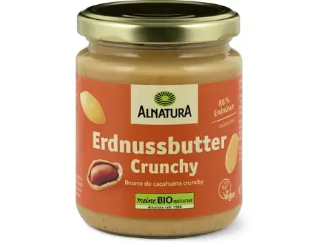 Alnatura · Beurre de cacahuète · Bio, Crunchy 250g