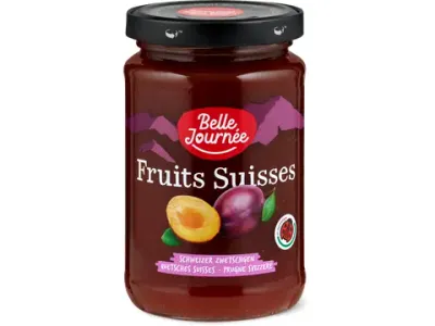 Belle Journée Fruits Suisses · Confiture · IP-SUISSE, Quetsches suisses 350g