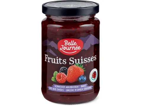 Belle Journée Fruits Suisses · Confiture · IP-SUISSE, Baies des bois suisses 350g