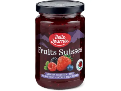 Belle Journée Fruits Suisses · Confiture · IP-SUISSE, Baies des bois suisses 350g
