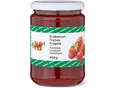 M-Budget · Confiture · Fraises 450g
