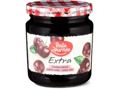 Belle Journée Extra · Confiture · Cerises noires 500g