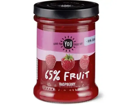 You · Confiture · Framboise -30% de sucres 210g