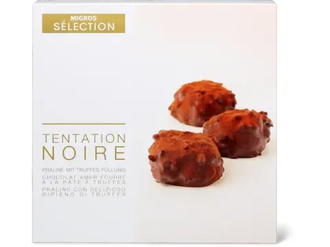 Sélection · Pralinés Tentation Noire · fourrés à la pâte à truffe 155g