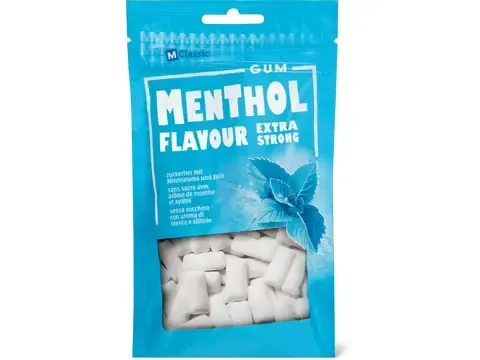 M-Classic · Chewing-gums · Menthol extra fort, végétalien 100g