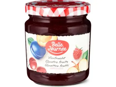 Belle Journée · Confiture · Quatre fruits 500g