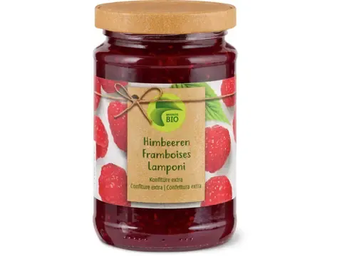 Confiture · Bio, Framboises 350g