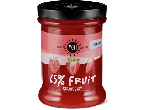 You · Confiture · Fraise -30% de sucres 210g