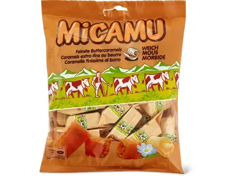 Micamu · Caramels extra-fins au beurre · mous 400g