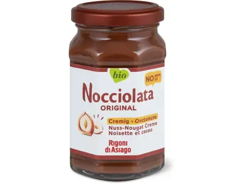 Nocciolata · Pâte à tartiner · Bio, original, crémeuse 250g