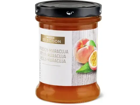 Sélection · Confiture · Pêche-maracuja 230g