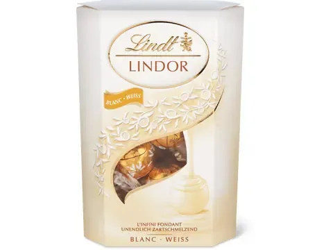 Lindt Lindor · Boules · Blanc 200g