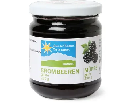Gelée · De la région, Mûres 230g