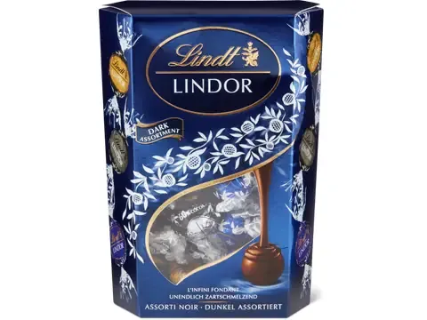 Lindt Lindor · Boules · Assorti noir 500g