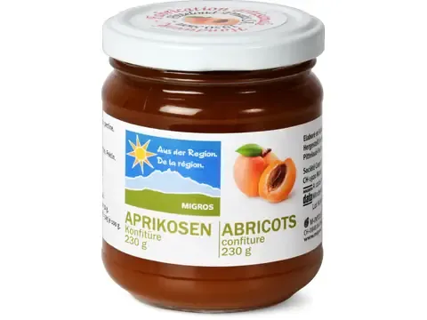 Confiture · De la région, Abricots 230g