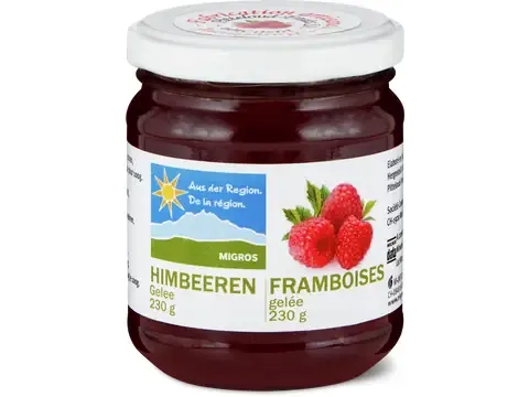 Gelée · De la région, Framboises 230g