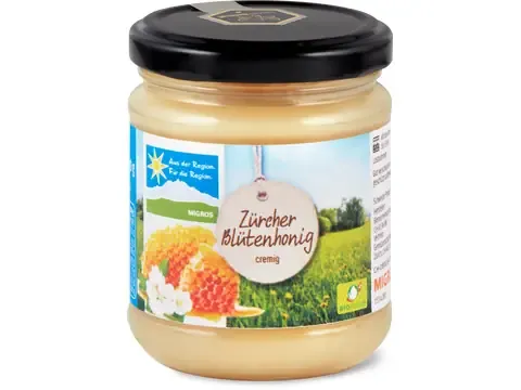 Miel de fleurs de Zurich · Bio, De la région, crémeux 250g