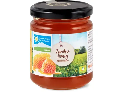 Miel de Zurich · Bio, De la région, naturel 250g