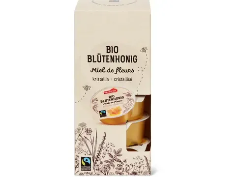 Miel de fleurs · Bio, cristallisé 120g
