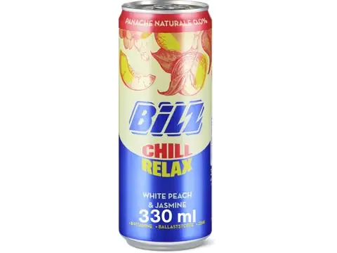 Bilz · Chill &amp; Relax · White Peach &amp; Jasmine, sans alcool 330 ml