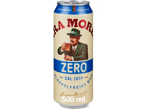 Birra Moretti · Zéro · sans alcool 500ml