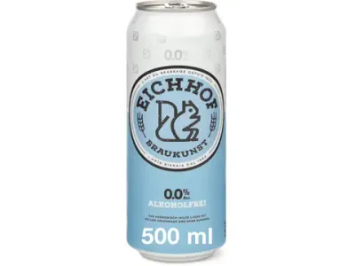 Eichhof · Canette 0.0% · sans alcool 50cl
