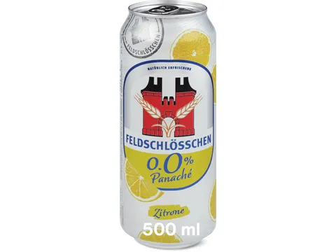 Feldschlösschen · Panaché citron 0.0% · sans alcool 500 ml