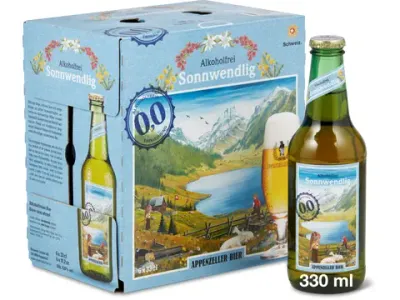 Appenzeller Bier · Sonnwendlig 0.0% · sans alcool 6 x 330ml