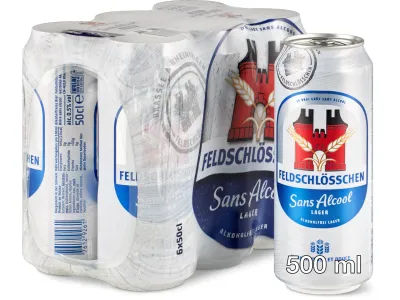 Feldschlösschen · Lager · sans alcool 6 x 500 ml