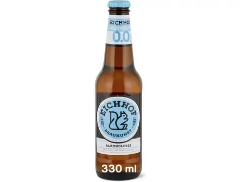 Eichhof · Bière 0,0% · sans alcool 330ml