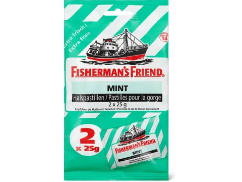 Fisherman's Friend · Pastilles pour la gorge · Menthe 2x25g