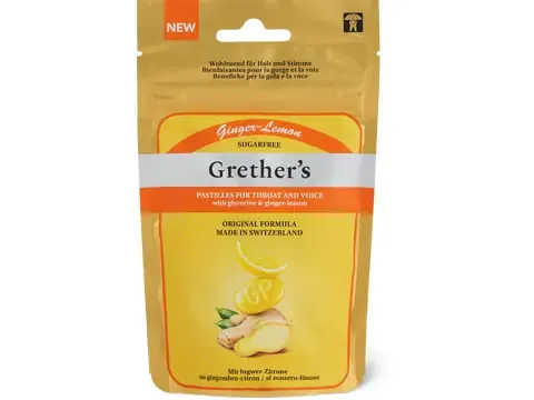 Grether's · Pastilles · Gingembre &amp; citron, refill 110g
