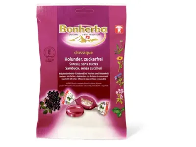 Bonherba · Bonbons aux herbes · Sureau 150g