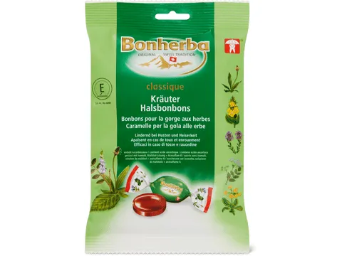 Bonherba · Bonbons pour la gorge · aux herbes 150g