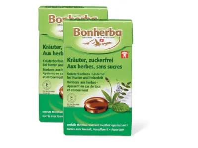 Bonherba · Bonbons aux herbes 2x50g