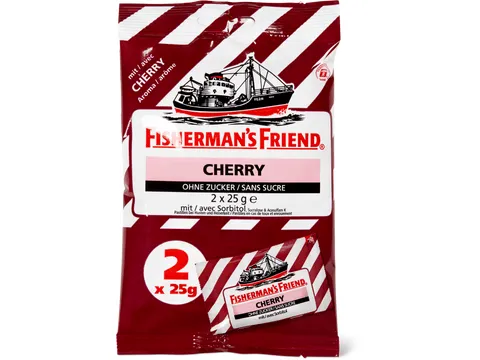 Fisherman's Friend · Pastilles pour la gorge · Cherry 2x25g
