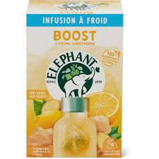 Elephant · Infusion à froid Boost · Citron et gingembre 34g