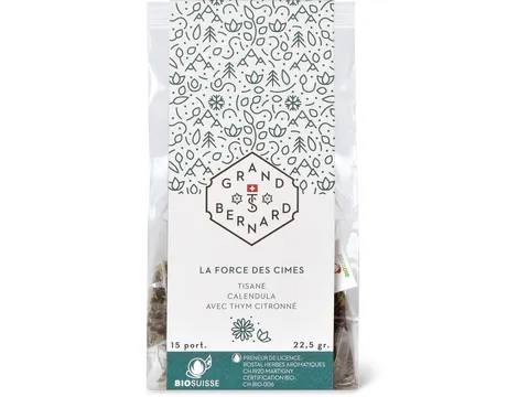 Grand San Bernard · Infusion aux plantes · Bio, Calendula 22.5g