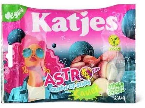 Katjes · Astro Queen of Stars · végétalien 210g