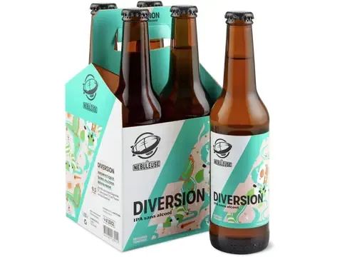 La Nébuleuse · Diversion · IPA sans alcool 4 x 330ml