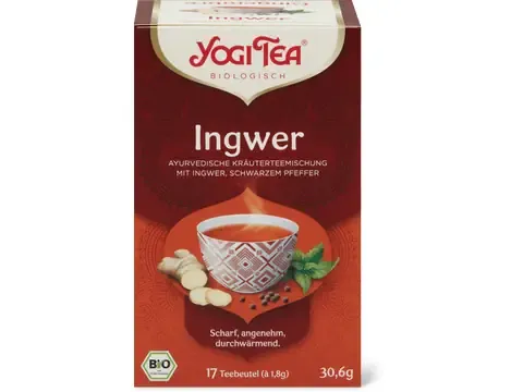 Yogi Tea · Infusion · Bio, Gingembre et poivre noir 30g