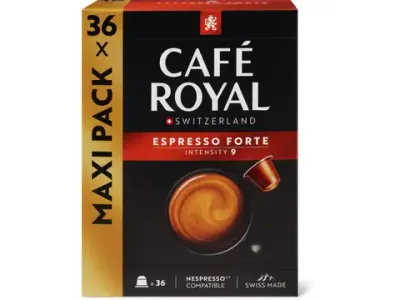 Café Royal · Espresso Forte · 36 capsules 187g