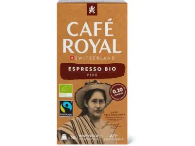 Café Royal · Peru Espresso · Bio, 10 capsules 52g