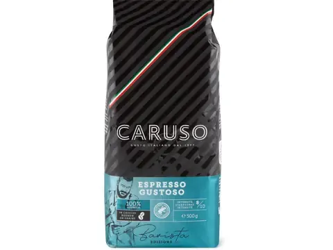 Caruso · Café en grains · Espresso Gustoso 500g